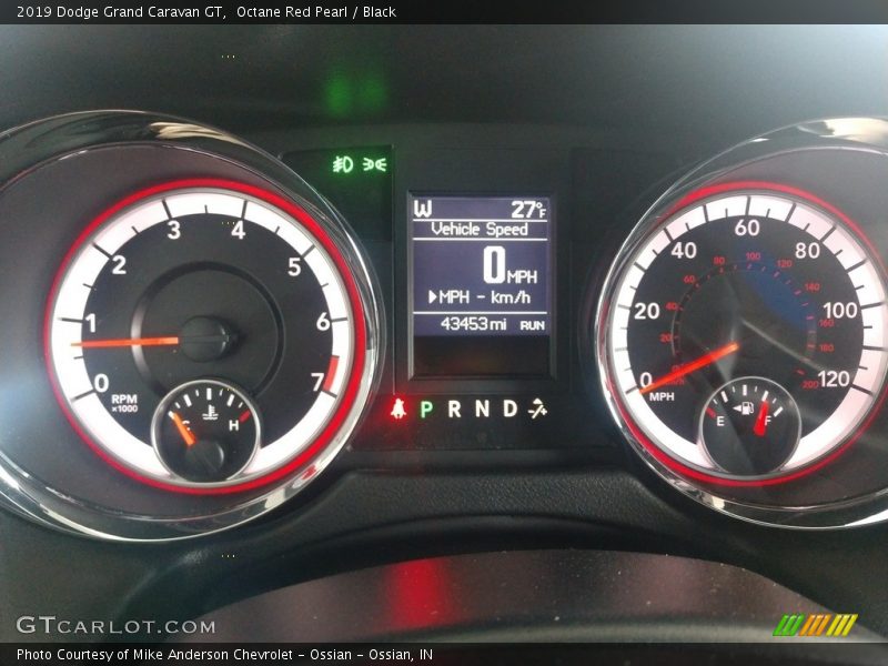 Octane Red Pearl / Black 2019 Dodge Grand Caravan GT