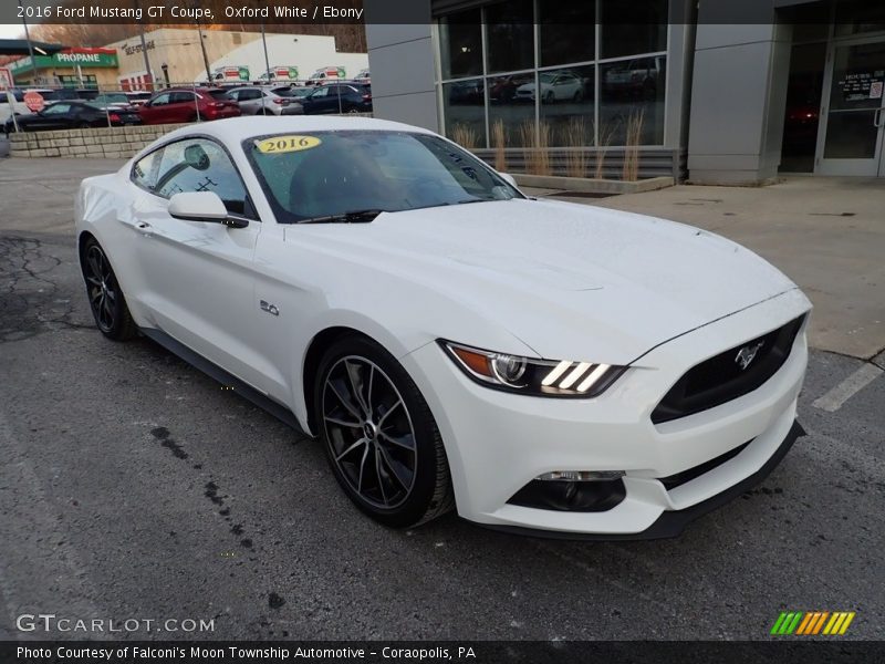 Oxford White / Ebony 2016 Ford Mustang GT Coupe