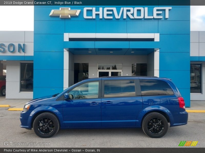 Indigo Blue / Black 2019 Dodge Grand Caravan GT