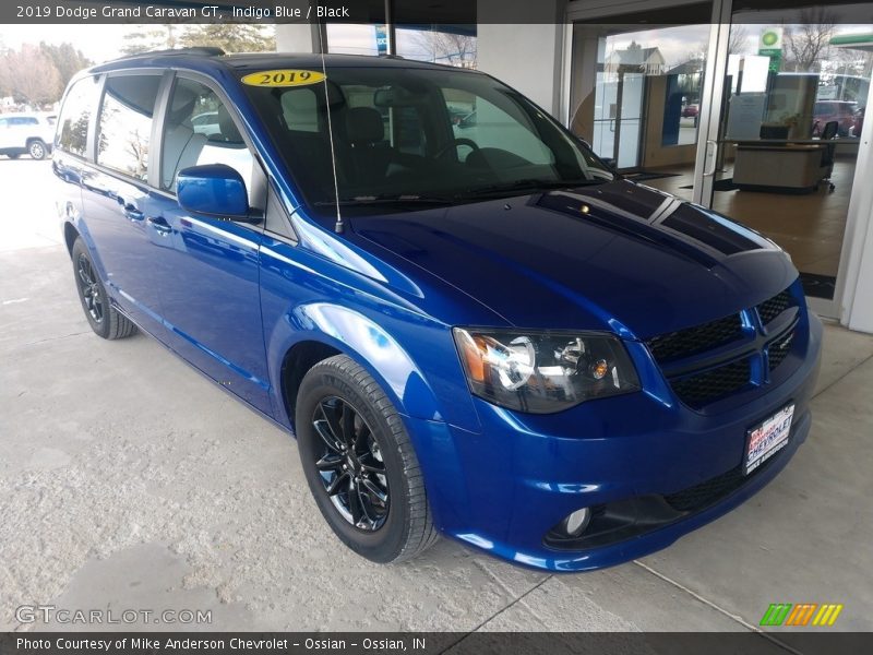 Indigo Blue / Black 2019 Dodge Grand Caravan GT