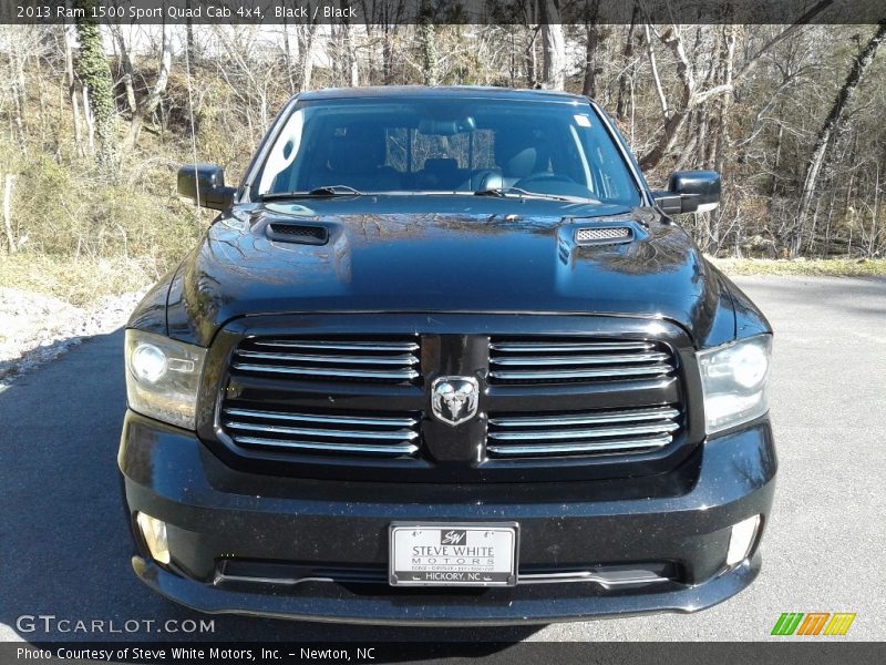 Black / Black 2013 Ram 1500 Sport Quad Cab 4x4