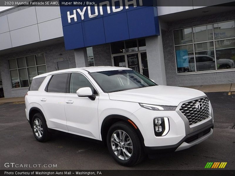 Hyper White / Black 2020 Hyundai Palisade SE AWD