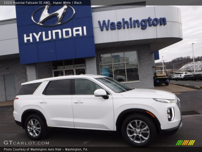 Hyper White / Black 2020 Hyundai Palisade SE AWD