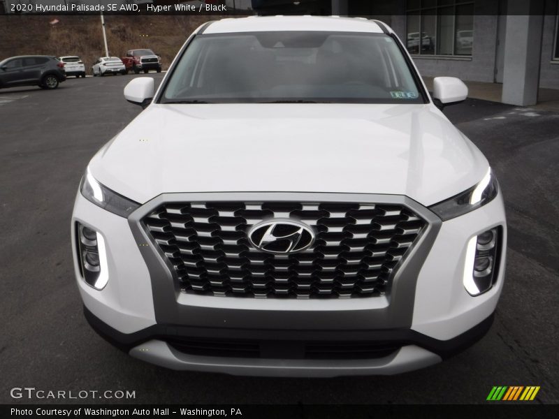 Hyper White / Black 2020 Hyundai Palisade SE AWD