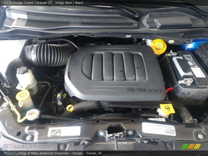 Indigo Blue / Black 2019 Dodge Grand Caravan GT