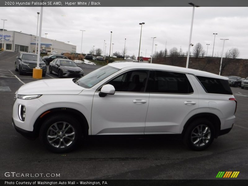Hyper White / Black 2020 Hyundai Palisade SE AWD