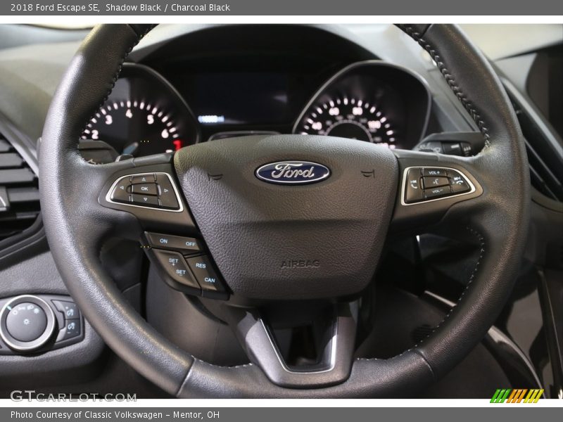 Shadow Black / Charcoal Black 2018 Ford Escape SE