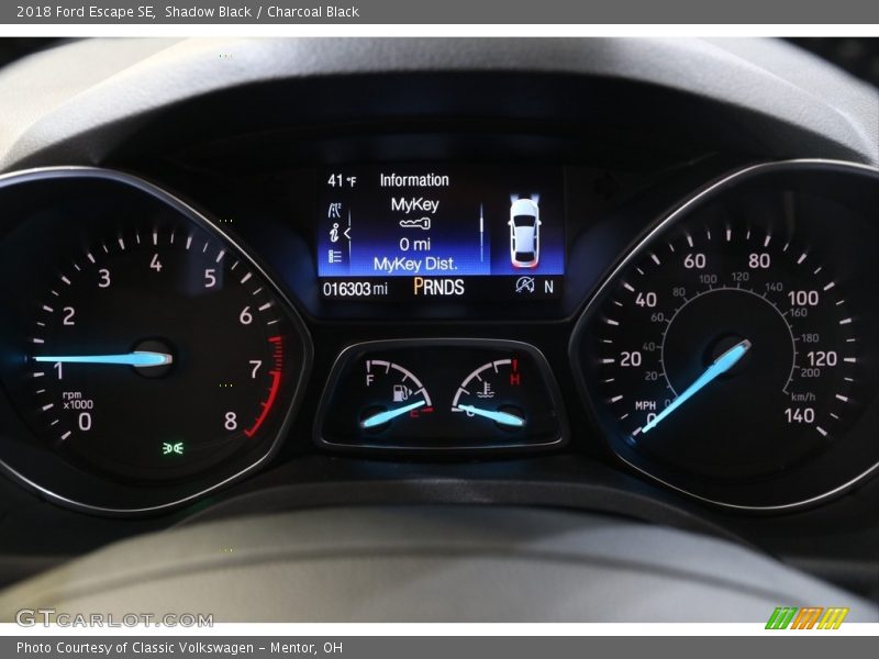 Shadow Black / Charcoal Black 2018 Ford Escape SE