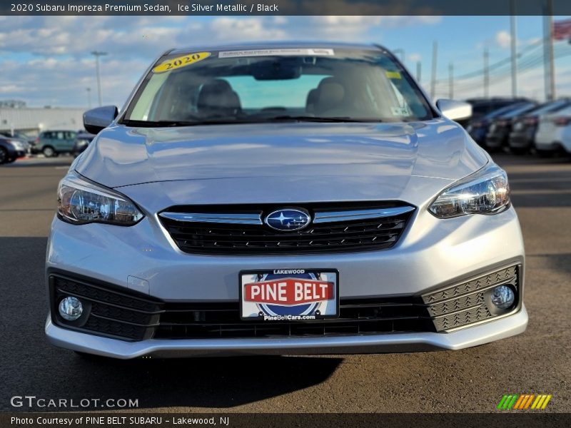 Ice Silver Metallic / Black 2020 Subaru Impreza Premium Sedan