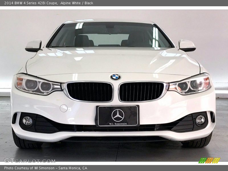 Alpine White / Black 2014 BMW 4 Series 428i Coupe