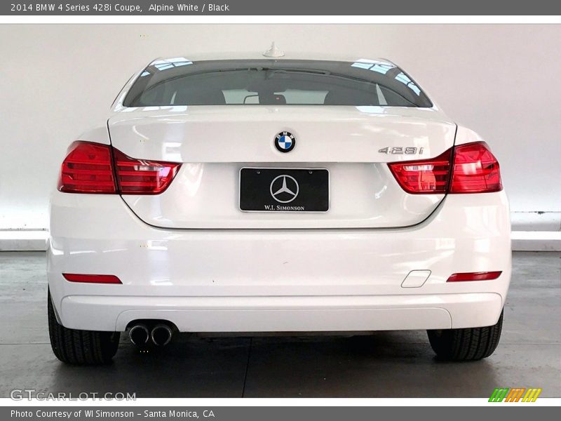 Alpine White / Black 2014 BMW 4 Series 428i Coupe