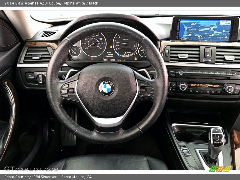 Alpine White / Black 2014 BMW 4 Series 428i Coupe