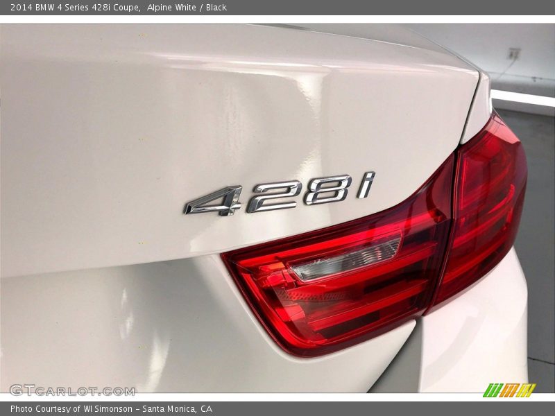 Alpine White / Black 2014 BMW 4 Series 428i Coupe