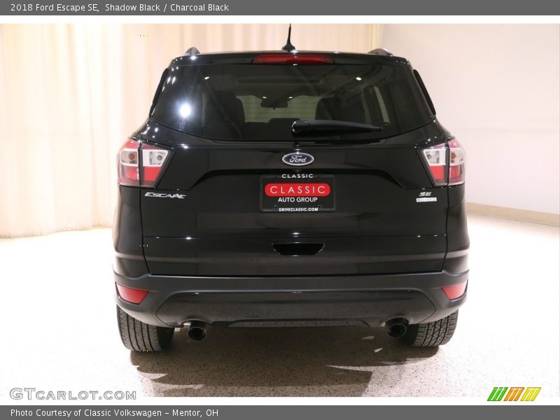 Shadow Black / Charcoal Black 2018 Ford Escape SE