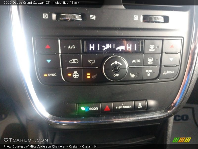 Indigo Blue / Black 2019 Dodge Grand Caravan GT