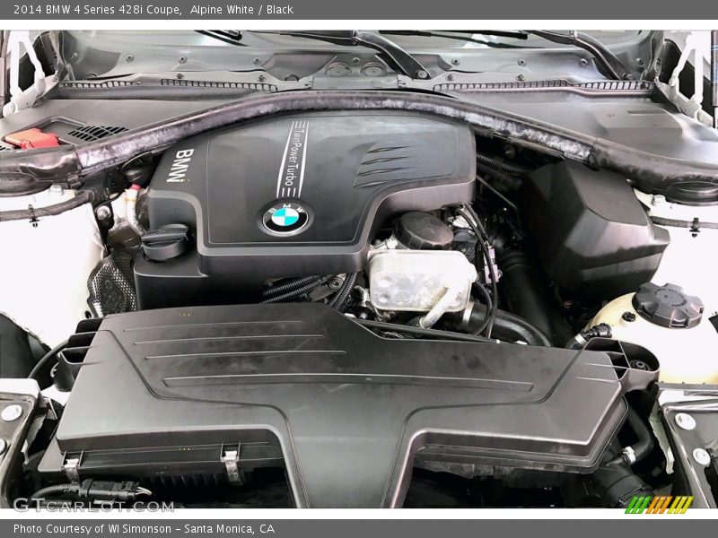 Alpine White / Black 2014 BMW 4 Series 428i Coupe