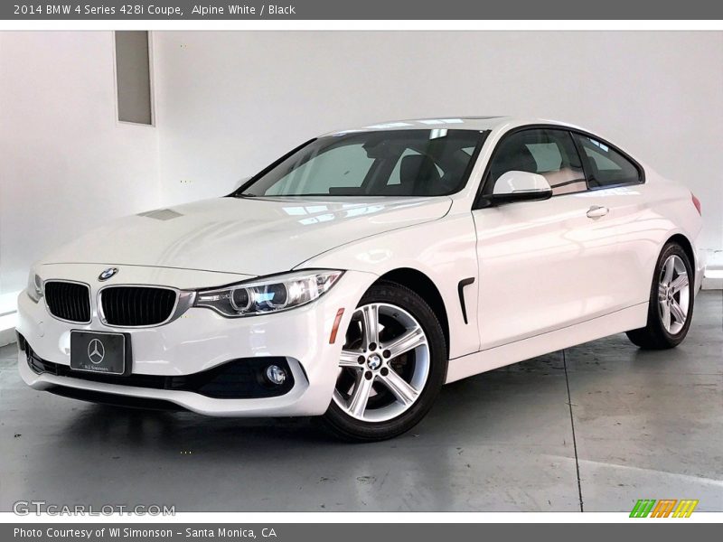 Alpine White / Black 2014 BMW 4 Series 428i Coupe