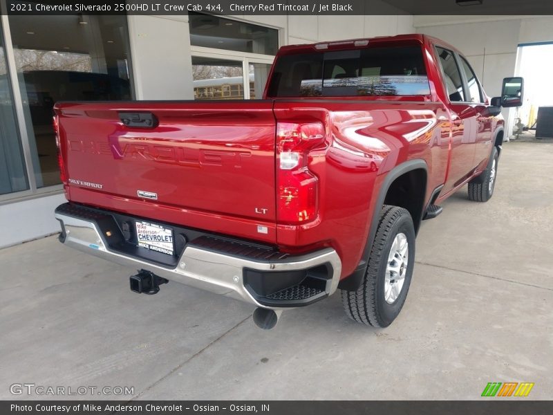 Cherry Red Tintcoat / Jet Black 2021 Chevrolet Silverado 2500HD LT Crew Cab 4x4