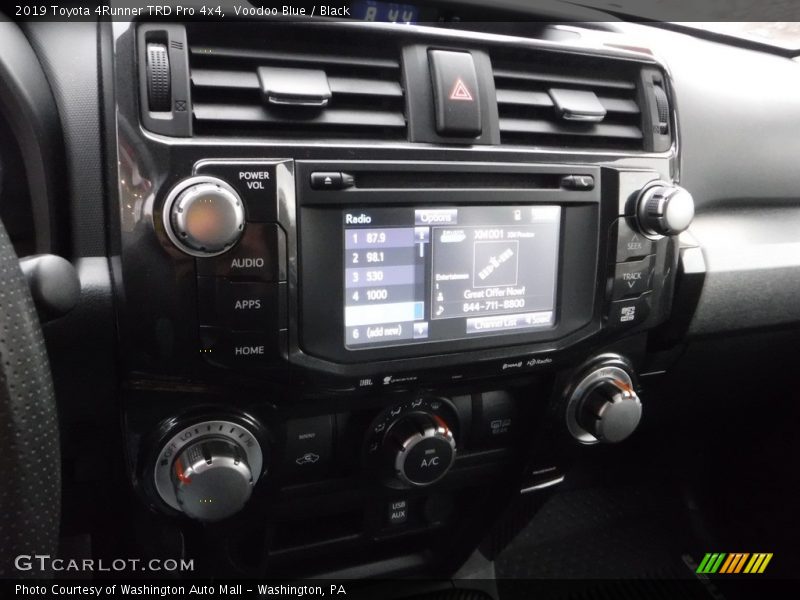 Voodoo Blue / Black 2019 Toyota 4Runner TRD Pro 4x4