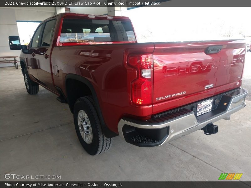 Cherry Red Tintcoat / Jet Black 2021 Chevrolet Silverado 2500HD LT Crew Cab 4x4