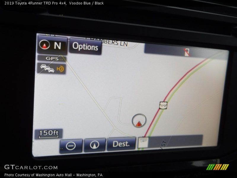 Voodoo Blue / Black 2019 Toyota 4Runner TRD Pro 4x4