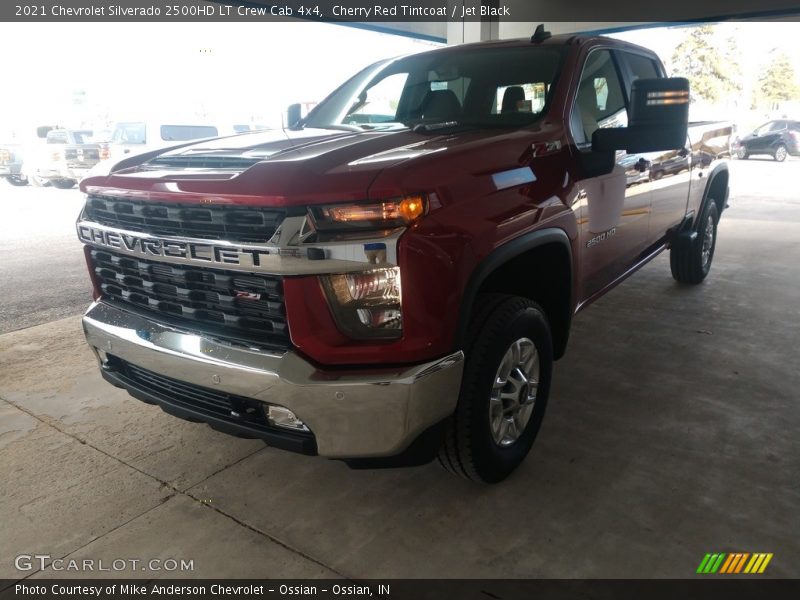 Cherry Red Tintcoat / Jet Black 2021 Chevrolet Silverado 2500HD LT Crew Cab 4x4
