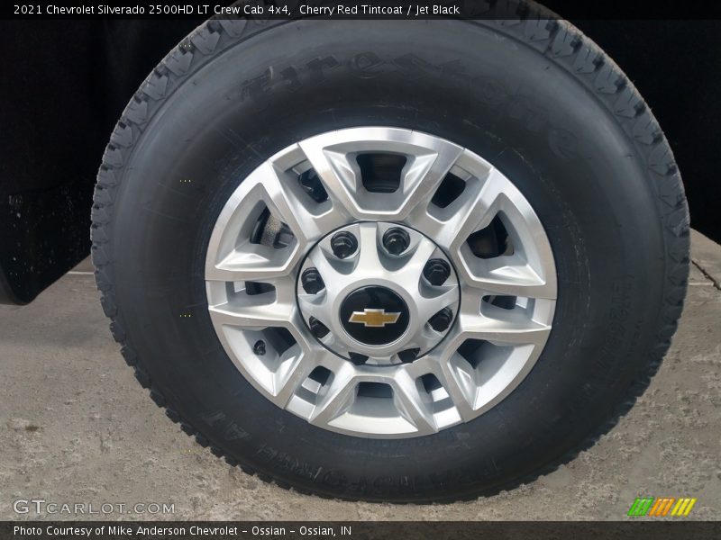 Cherry Red Tintcoat / Jet Black 2021 Chevrolet Silverado 2500HD LT Crew Cab 4x4