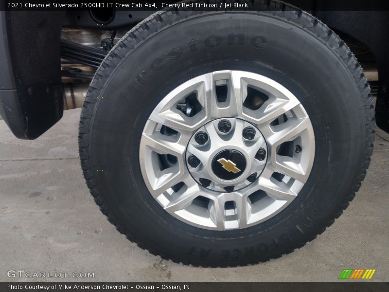 Cherry Red Tintcoat / Jet Black 2021 Chevrolet Silverado 2500HD LT Crew Cab 4x4