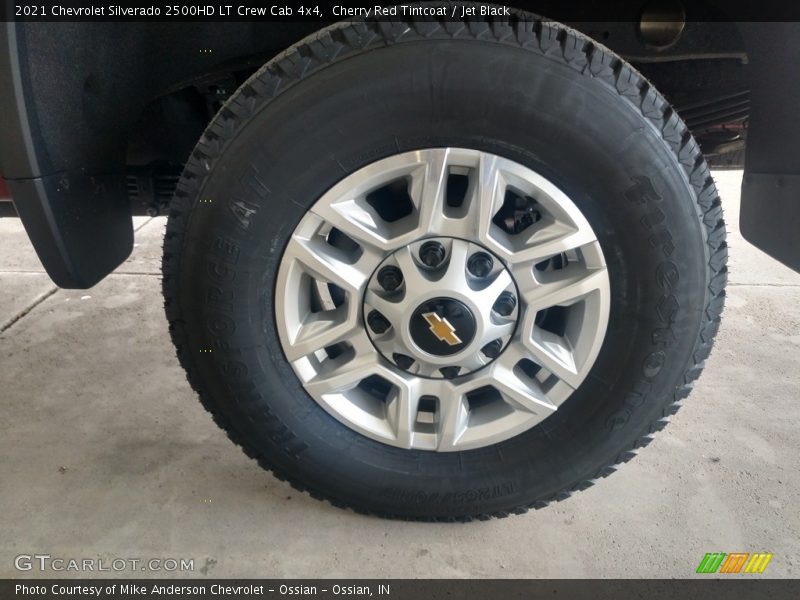 Cherry Red Tintcoat / Jet Black 2021 Chevrolet Silverado 2500HD LT Crew Cab 4x4