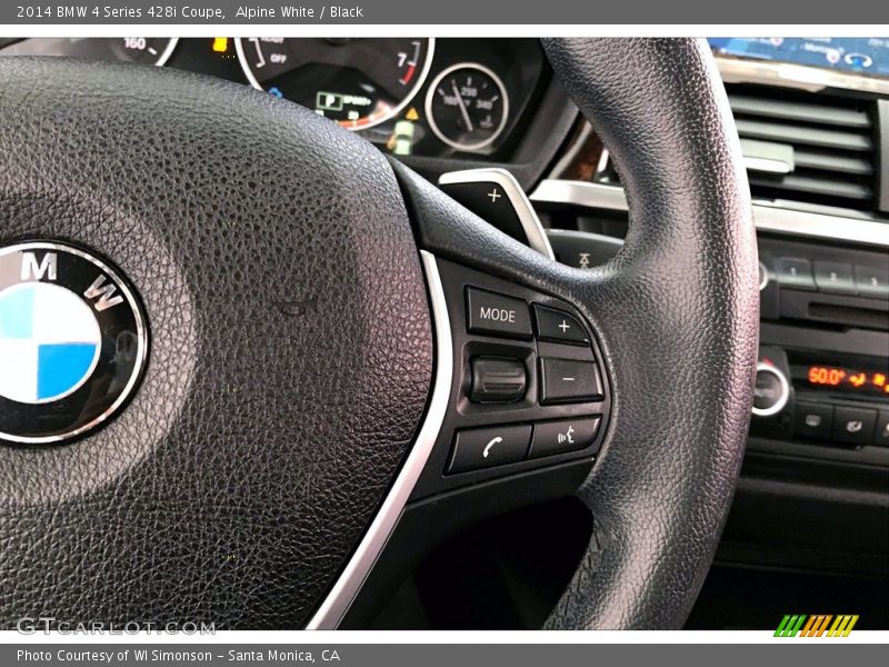 Alpine White / Black 2014 BMW 4 Series 428i Coupe