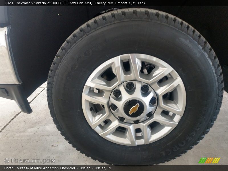 Cherry Red Tintcoat / Jet Black 2021 Chevrolet Silverado 2500HD LT Crew Cab 4x4