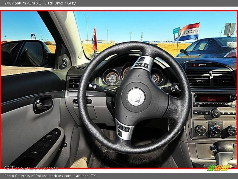 Black Onyx / Gray 2007 Saturn Aura XE