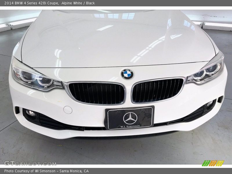 Alpine White / Black 2014 BMW 4 Series 428i Coupe