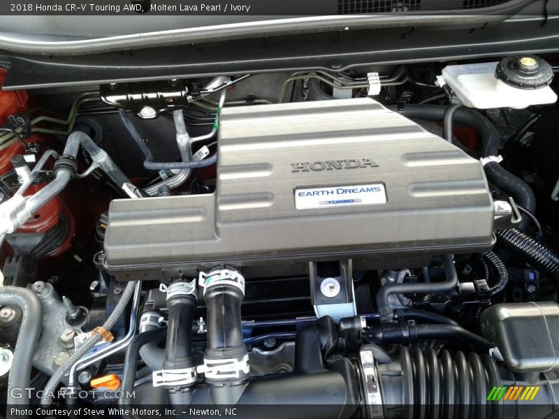 Molten Lava Pearl / Ivory 2018 Honda CR-V Touring AWD