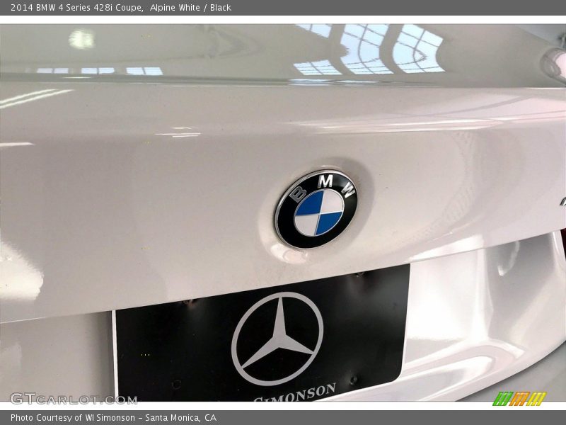 Alpine White / Black 2014 BMW 4 Series 428i Coupe