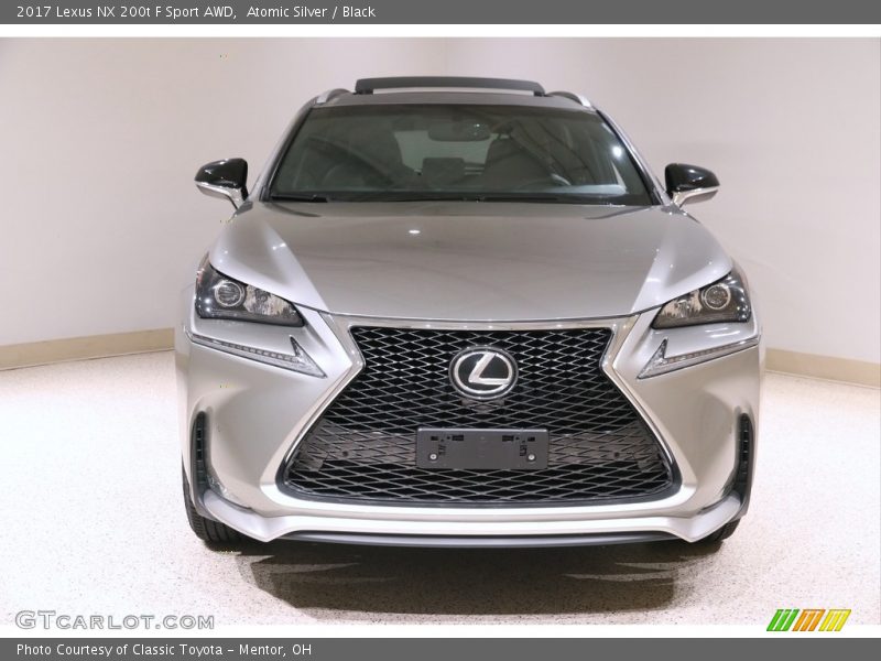 Atomic Silver / Black 2017 Lexus NX 200t F Sport AWD