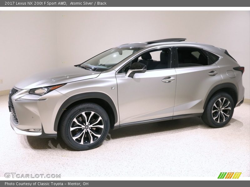 Atomic Silver / Black 2017 Lexus NX 200t F Sport AWD