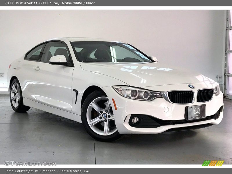 Alpine White / Black 2014 BMW 4 Series 428i Coupe