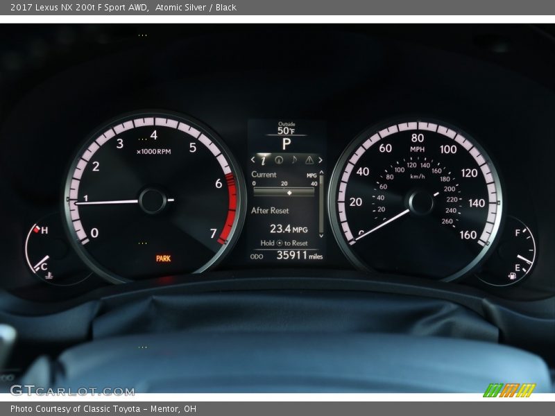 Atomic Silver / Black 2017 Lexus NX 200t F Sport AWD