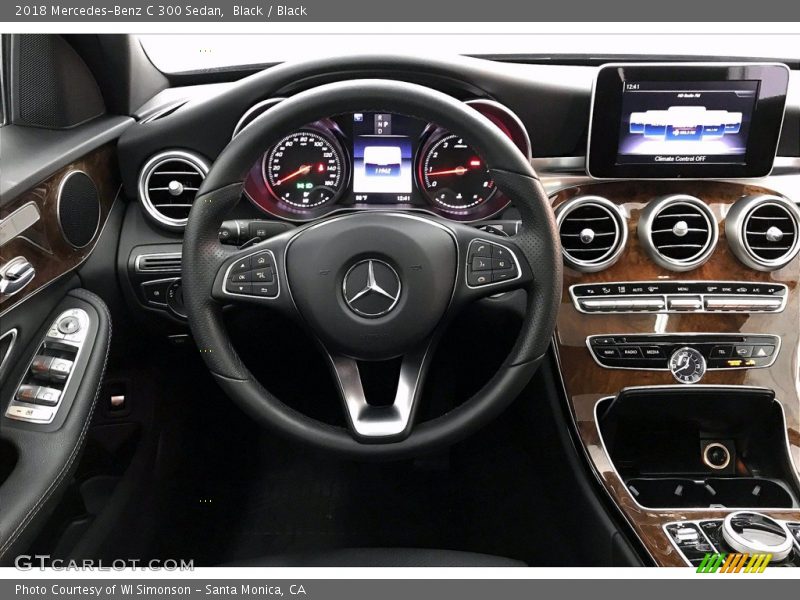 Black / Black 2018 Mercedes-Benz C 300 Sedan