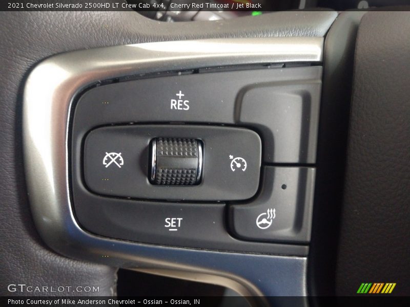 Cherry Red Tintcoat / Jet Black 2021 Chevrolet Silverado 2500HD LT Crew Cab 4x4