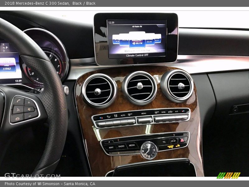 Black / Black 2018 Mercedes-Benz C 300 Sedan