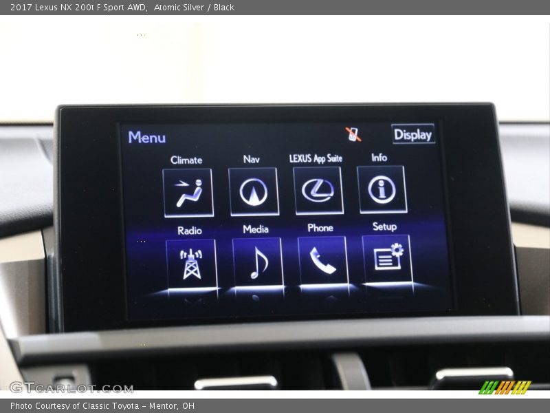 Atomic Silver / Black 2017 Lexus NX 200t F Sport AWD