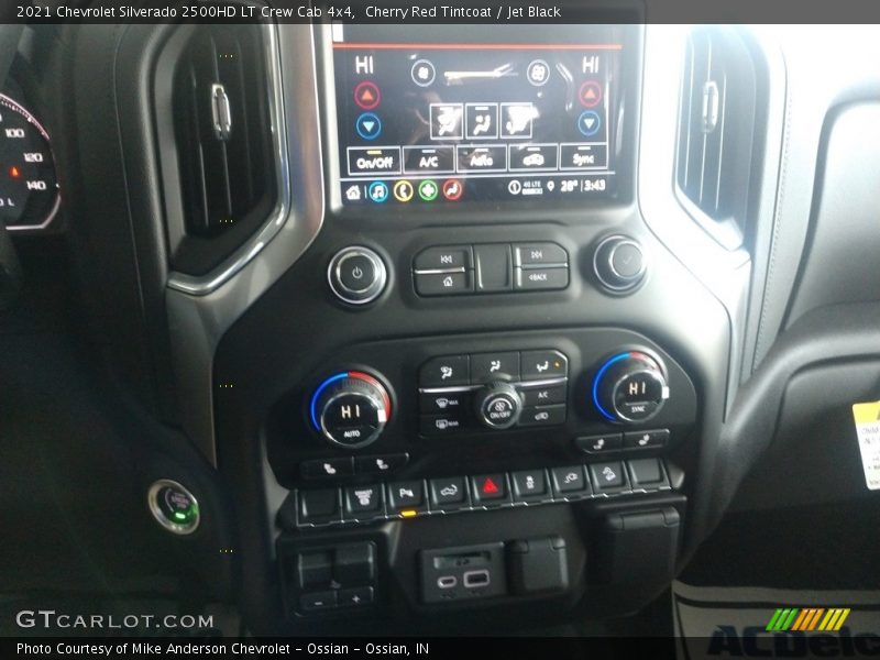 Cherry Red Tintcoat / Jet Black 2021 Chevrolet Silverado 2500HD LT Crew Cab 4x4