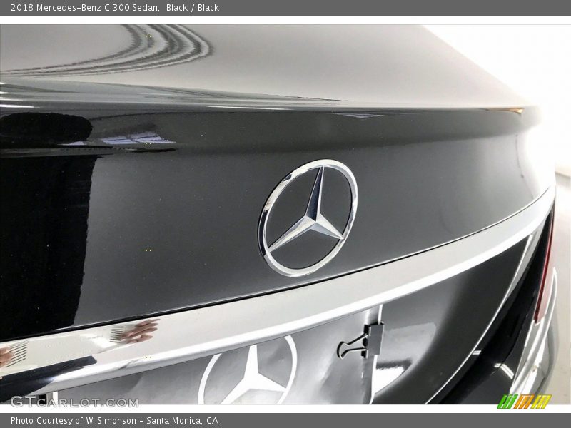 Black / Black 2018 Mercedes-Benz C 300 Sedan