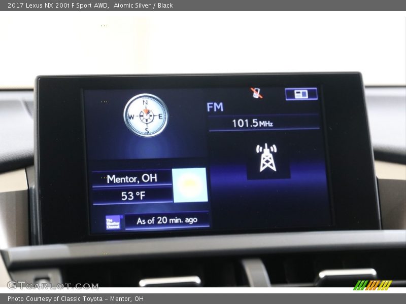 Atomic Silver / Black 2017 Lexus NX 200t F Sport AWD