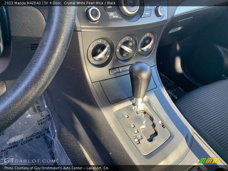 Crystal White Pearl Mica / Black 2013 Mazda MAZDA3 i SV 4 Door