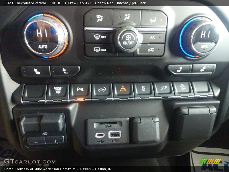 Cherry Red Tintcoat / Jet Black 2021 Chevrolet Silverado 2500HD LT Crew Cab 4x4