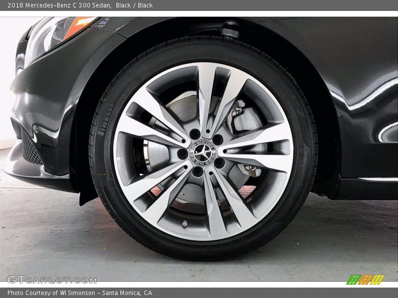 Black / Black 2018 Mercedes-Benz C 300 Sedan