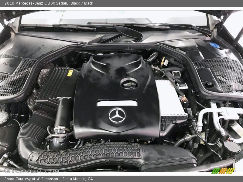 Black / Black 2018 Mercedes-Benz C 300 Sedan